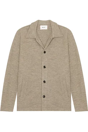 NN.07 Zander Jacket in - Taupe. Size L (also in M, S, XL/1X).