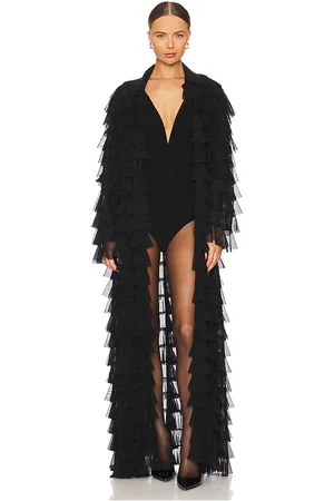 Norma Kamali Oversized All Over Ruffle Coat in - . Size M (also in XS).