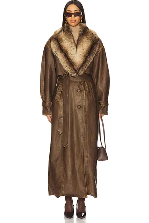 AFRM Saint Trench in - Brown. Size L (also in M).