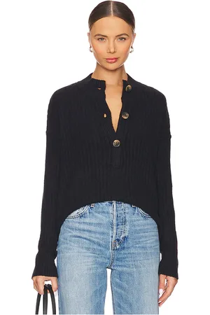 Free People Cocoa Henley Pullover in - . Size M (also in S, XL, XS).