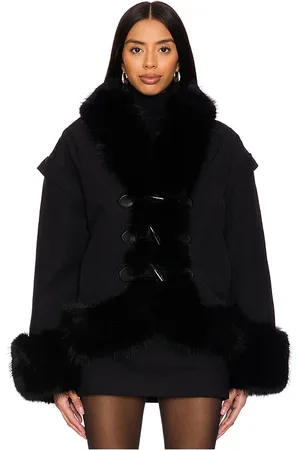 OW Kyoto Faux Fur Bomber Jacket in - . Size L (also in S, XS).
