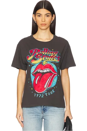 DAYDREAMER Rolling Stones 1972 Tour Tee in - Charcoal. Size M (also in S, XS).