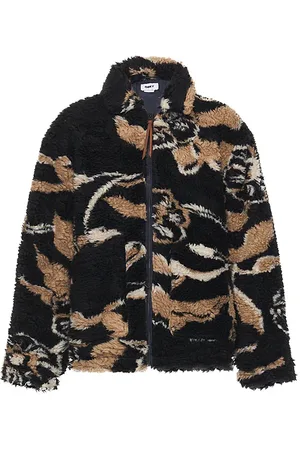 Obey Mushroom Sherpa Jacket in - Black. Size L (also in M).