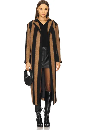 AllSaints James Coat in - Brown. Size 0 (also in 10, 2, 4, 6).
