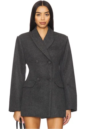 AFRM The Pinched Waist Blazer in - Grey. Size M (also in XL, XS).