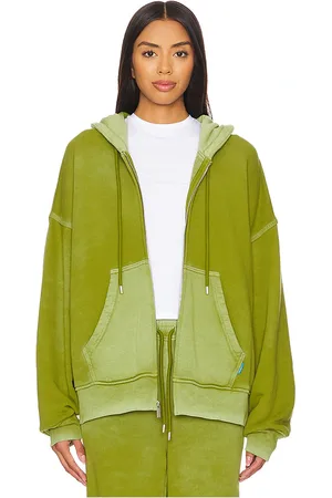 Cotton Citizen Boston Zip Hoodie in - Green. Size L (also in M, S, XS).