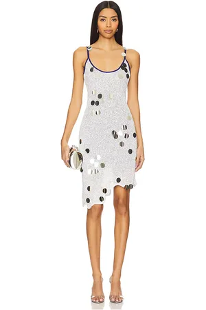 PH5 Bindi Sequins Dress in - Metallic Silver. Size L (also in M).
