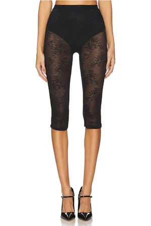 AFRM Gemma Capris in - Black. Size L (also in M, XL, XXL).