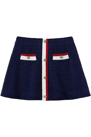 Self-Portrait Kids Textured Knit Skirt in - . Size 3/4T (also in 4/5T, 5/6T, 6/7).