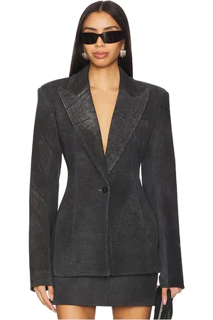 LAQUAN SMITH Tailored Jacket in - Charcoal. Size L (also in M, S, XS).