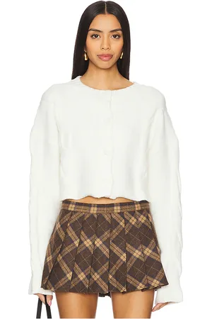 SNDYS Laine Cable Cardigan in - White. Size S (also in XXL).