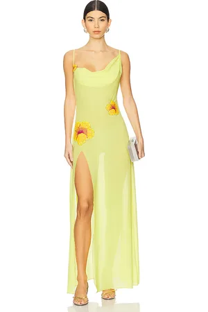 Leslie Amon Galli Hibiscus Maxi Dress in - . Size M (also in S, XL, XS).