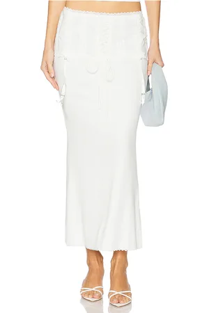Nodress Lace Patchwork Skirt in - . Size L (also in M, S, XS).