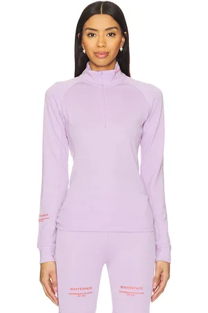 Whitespace Merino Baselayer Mockneck in - Lavender. Size M (also in S, XS).