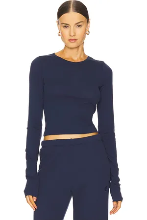 ÉTERNE Long Sleeve Baby Tee in - . Size L (also in XL).