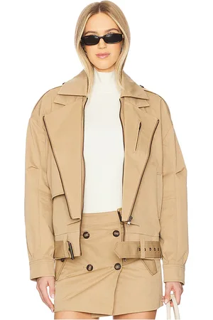 Bardot Kavi Oversized Jacket in - Tan. Size M (also in S, XL, XS).