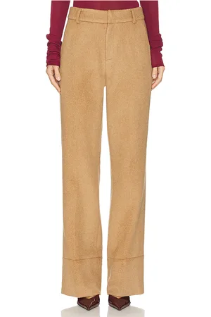 SER.O.YA Cremello Wool Pant in - Tan. Size L (also in M, S, XL, XS).