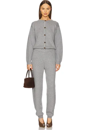 SER.O.YA Wren Jumpsuit in - Grey. Size L (also in M, S, XL, XS).
