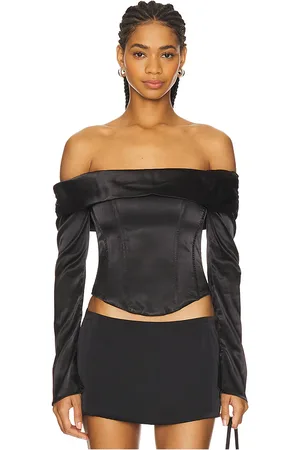 MORE TO COME Emily Off Shoulder Top in - . Size L (also in M, S, XS, XXS).