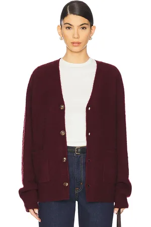 WAO Solid Brushed Cardigan in - . Size L (also in M, S, XL/1X, XS).