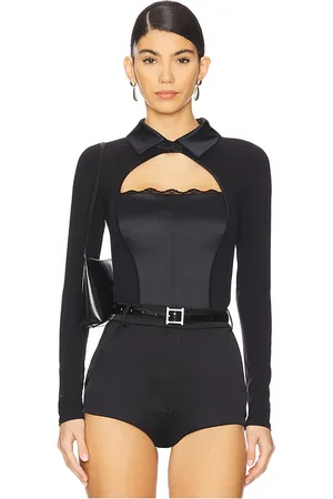 FLEUR DU MAL Long Sleeve Bodysuit in - . Size L (also in M, S, XS).