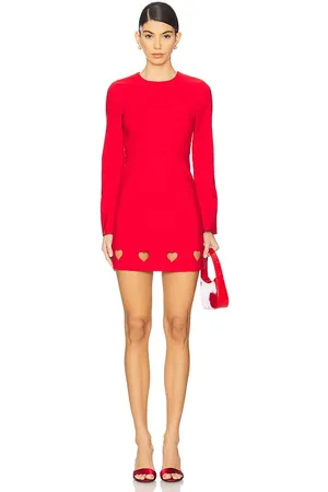 LIKELY Leva Dress in - Red. Size 0 (also in 00, 12, 2, 4, 6, 8).