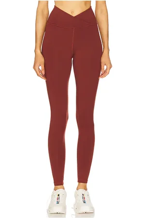 STRUT-THIS Stevie Ankle Legging in - Wine. Size L (also in M, S, XL, XS).