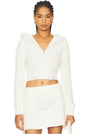 MAJORELLE Tamar Jacket in - White. Size L (also in M, S, XS).