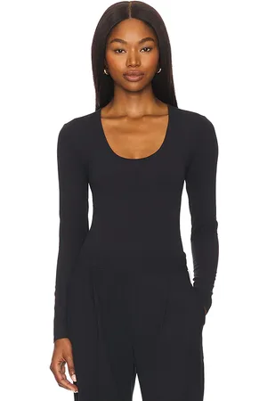 Splits59 Airweight Scoop Neck Bodysuit in - . Size L (also in M, S, XS).