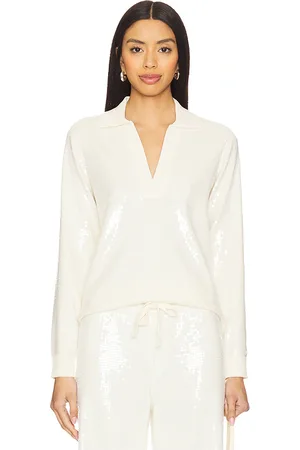 Retrofete Shaelynn Shirt in - Cream. Size L (also in S, XL, XS).