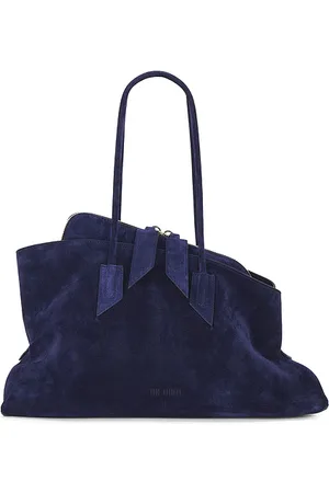 The Attico La Passeggiata Top Handle Bag in - Navy. Size all.