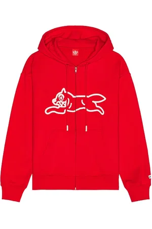 ICECREAM Haymaker Full Zip Hoodie in - Red. Size L (also in M, XL/1X).