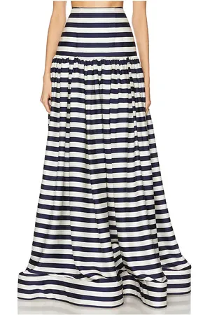 Bronx and Banco Quinn Striped Maxi Skirt in Navy & White in - Navy. Size M (also in S).