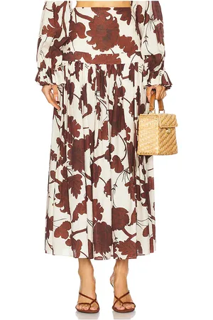 ALEXIS Napoli Skirt in - Brown. Size L (also in M, S).