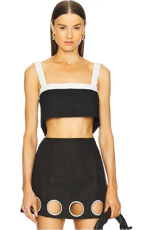 Cin Cin X REVOLVE Twiggy Top in - Black,White. Size L (also in M, S, XL, XS).