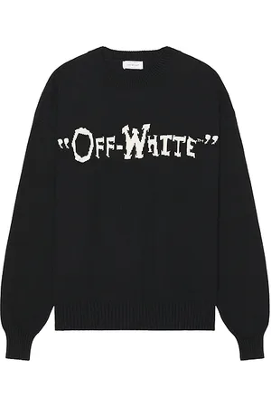 OFF-WHITE Off Quote Sweater in - Black. Size L (also in XL/1X).