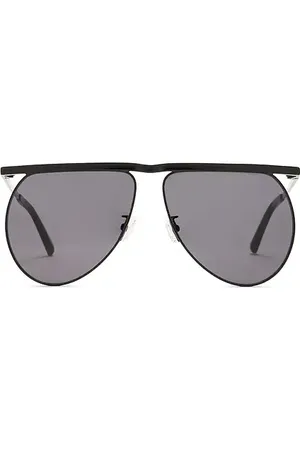 The Attico Mina Sunglasses in - Black. Size all.