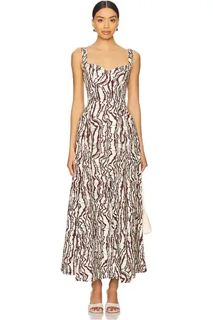 Nicholas Anya Maxi Dress in - Brown. Size 2 (also in 4, 6).