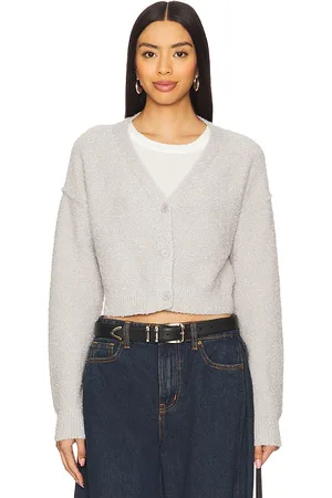 MORE TO COME Carolyn Cardigan in - Grey. Size L (also in M, S, XS).