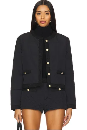 Steve Madden Coppelia Jacket in - Black. Size L (also in M, S, XL, XS).