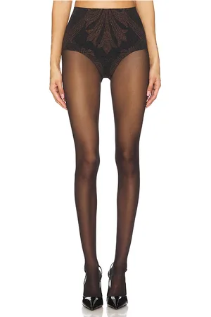 Wolford X Etro Metallic Jacquard Shorts in - Metallic Copper. Size L (also in M, S, XS).
