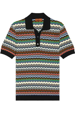 Missoni Short Sleeve Polo in - Neutral. Size 48 (also in 52).