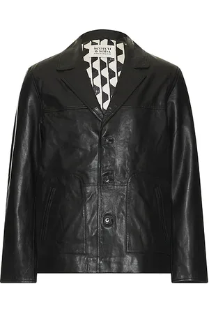 Scotch&Soda Leather Blazer Jacket in - . Size L (also in M, S).