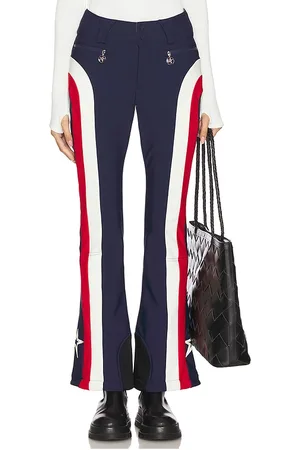 Perfect Moment Queenie Stripe Pant in - Navy. Size L (also in M, XL, XS).