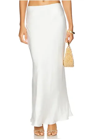 PATBO Sunset Maxi Skirt in - White. Size L (also in S, XS).