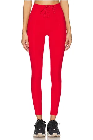 L*Space Contender Legging in - Red. Size L (also in M, S, XL, XS).