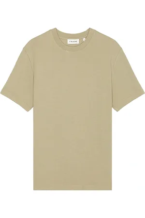 Frame Duo Fold Tee in - Green. Size L (also in M, S, XL/1X).