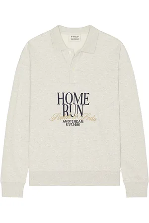 Scotch&Soda Polo Relaxed Fit Sweatshirt in - Grey. Size L (also in M, S, XL/1X).