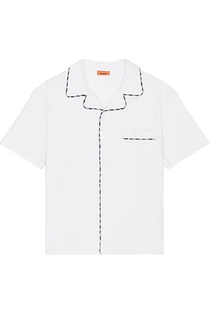 Missoni Short Sleeve Shirt in - White. Size L (also in M, S).
