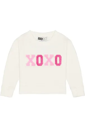 Beach Riot Kids Little Cassia Sweatshirt in - Cream. Size 2 (also in 3/4, 5/6).